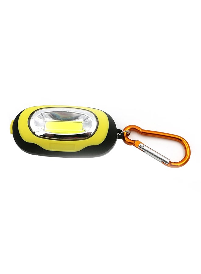 Mini Keychain Pocket Torch Cob LED Flashlight Lamp With 3 Modes White 10 x 5 x 2cm