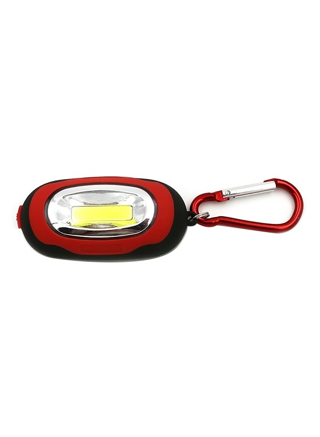 Generic Mini Keychain Pocket Torch Cob LED Flashlight Lamp With 3 Modes White 10 x 5 x 2cm 
