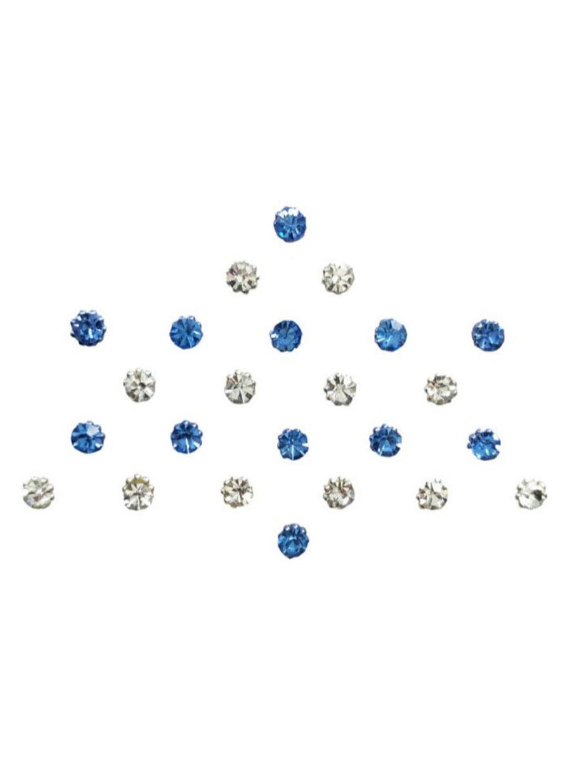Comet Busters 24-Piece Diamond Collection Bindi Set Blue/Silver - Image 2