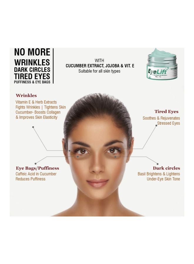 Bella Vita Organic EyeLift Miracle Repair Eye Gel Cream 20grams - Image 3