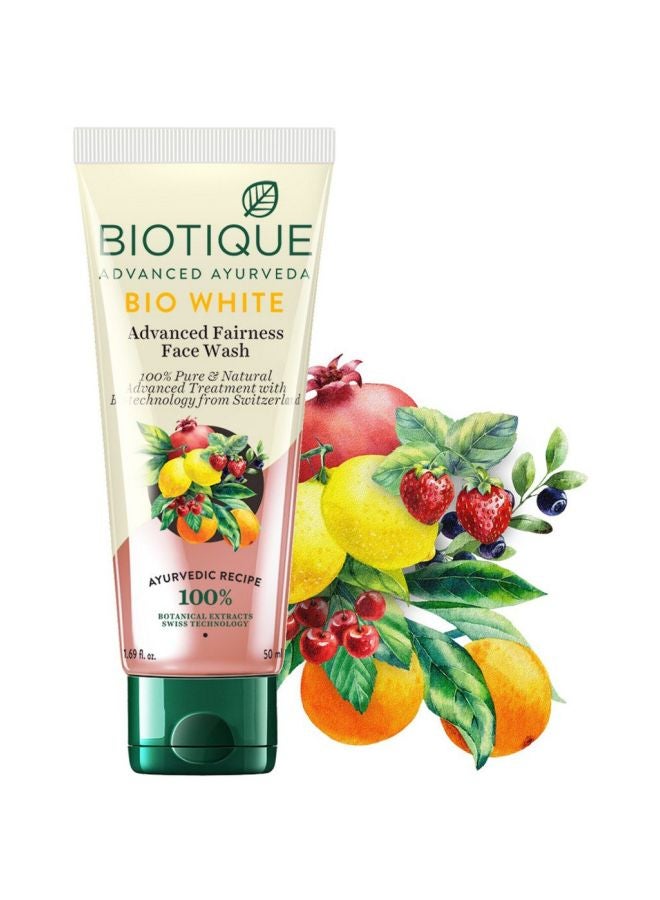 Biotique Bio White Advanced Fairness Face Wash 100ml - Image 3