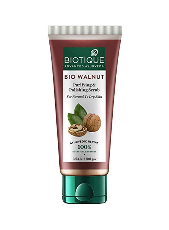 Biotique Bio Walnut Purifying And Polishing Scrub 100grams - Image 1