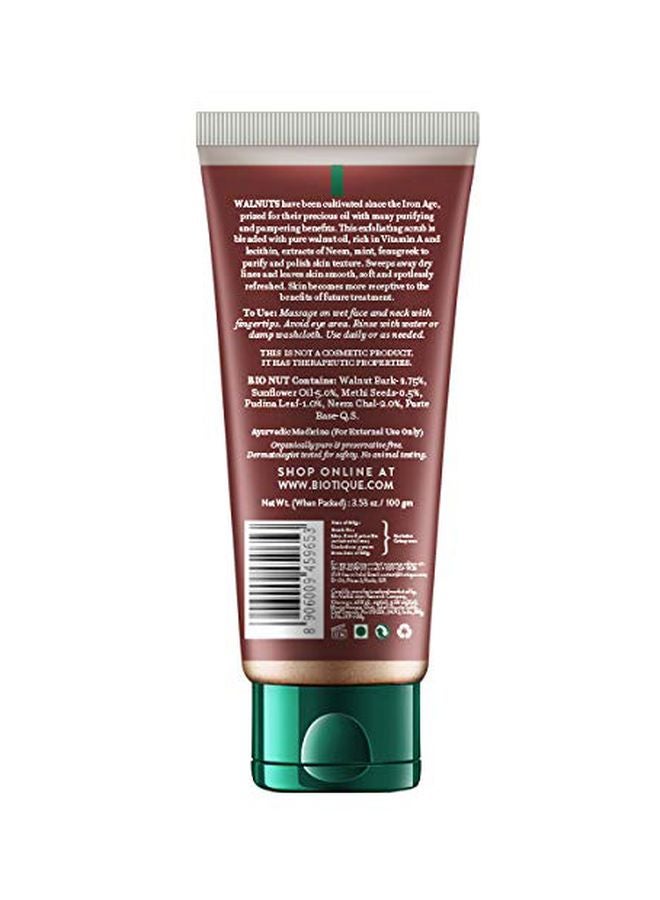 Biotique Bio Walnut Purifying And Polishing Scrub 100grams - Image 2