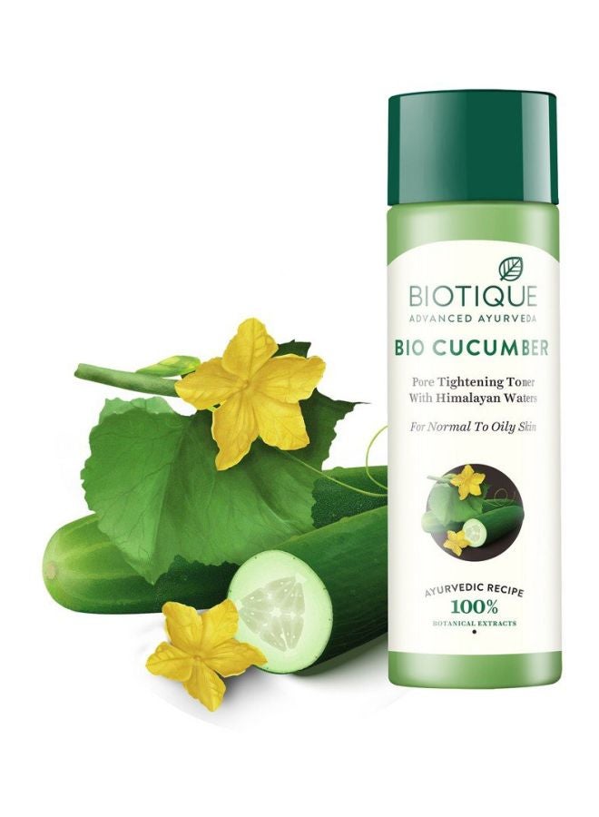 Biotique Pack Of 2 Bio Wheat Night Cream And Bio Cucumber Pore Tightening Toner Set - Image 3