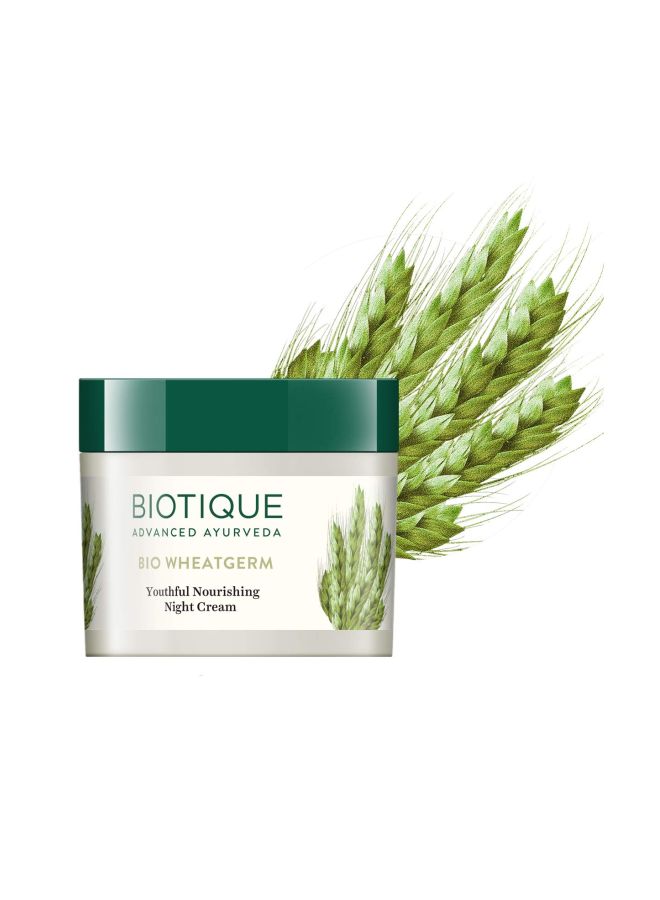 Biotique Pack Of 2 Bio Wheat Germ Youthful Nourishing Night Cream And Bio Orange Whitening Face Lotion Set - Image 2