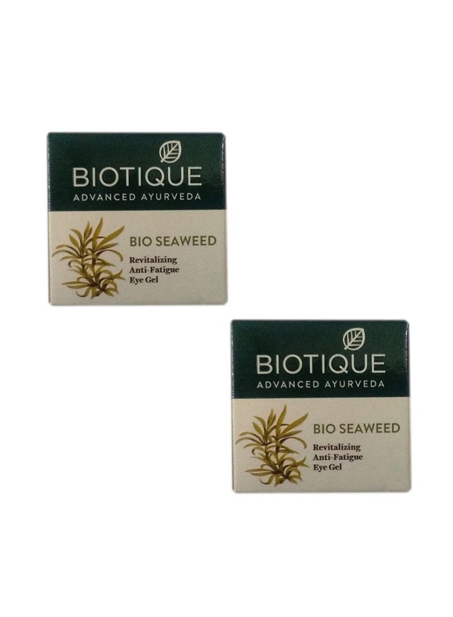 Biotique 2-Piece Bio Seaweed Revitalizing Anti Fatigue Eye Gel Set 15grams