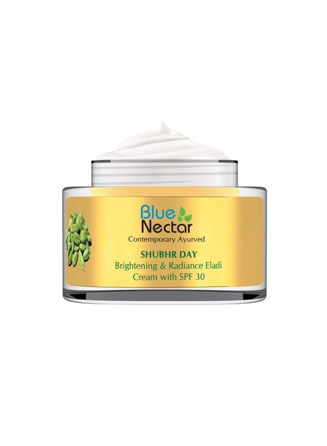 Blue Nectar Shubhr Day Brightening And Radiance Eladi Cream SPF30 50grams - Image 2