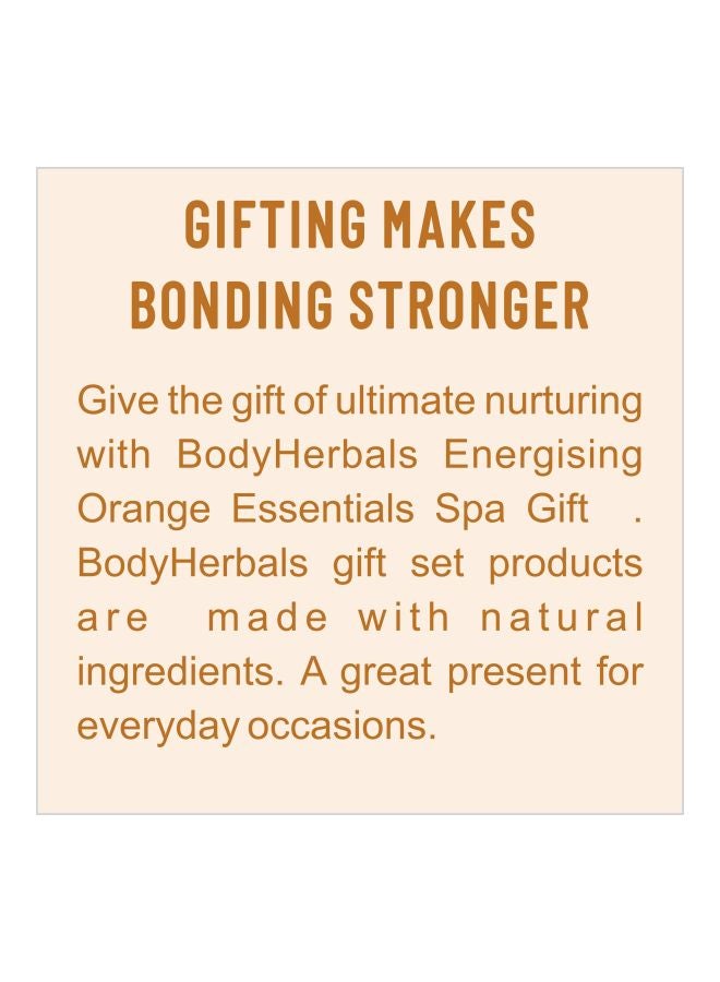 BodyHerbals 7-Piece Orange Essentials Gift Hamper Set - Image 3