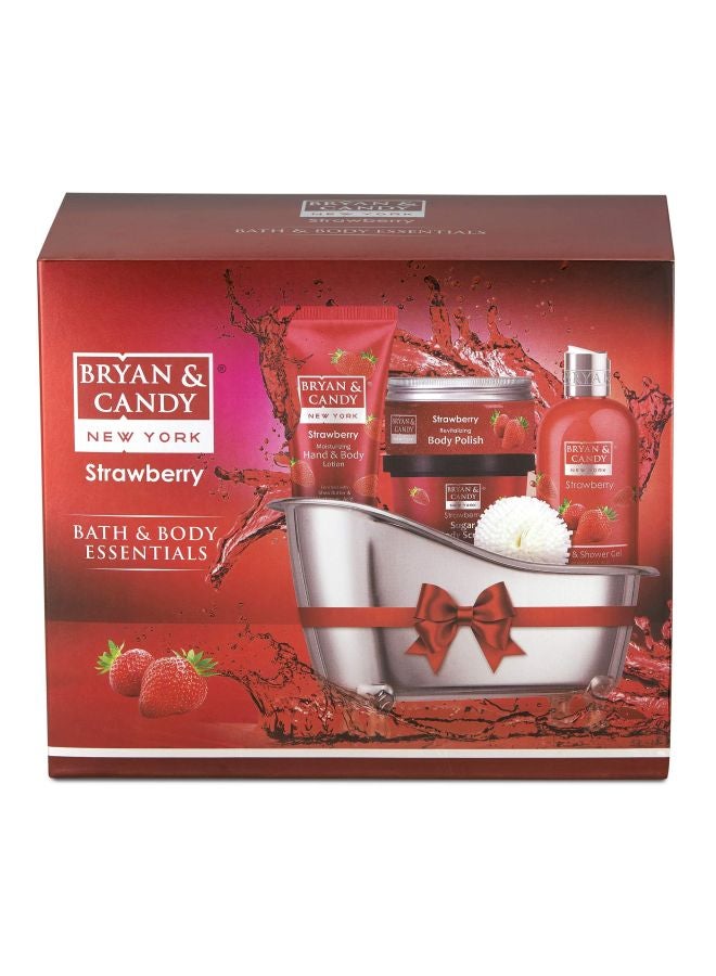 BRYAN & CANDY 4-Piece Strawberry Bath And Body Essentials Set  - Image 3