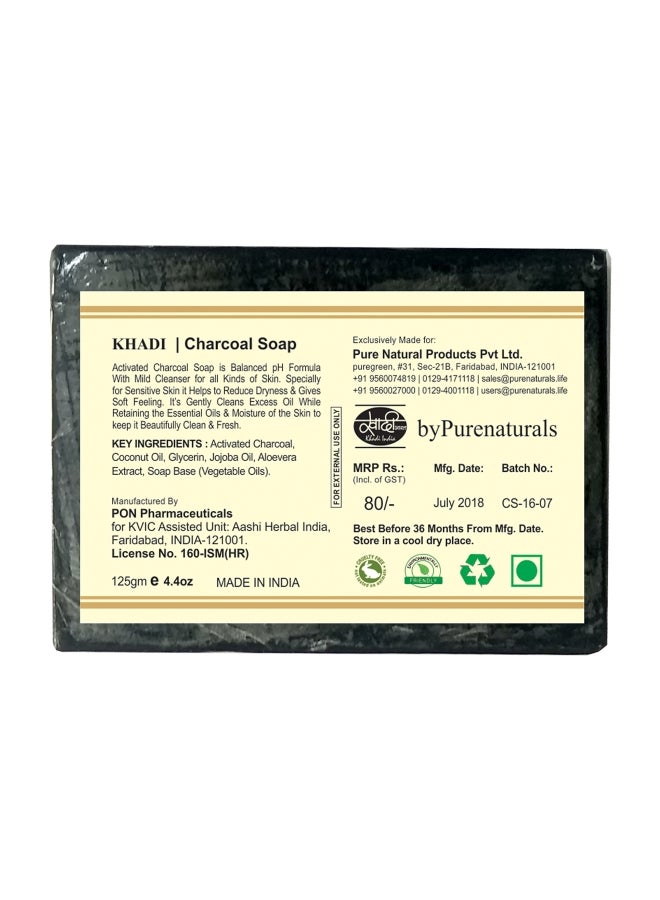 Khadi Charcoal Soap 125grams - v1566805760/N29280355A_2