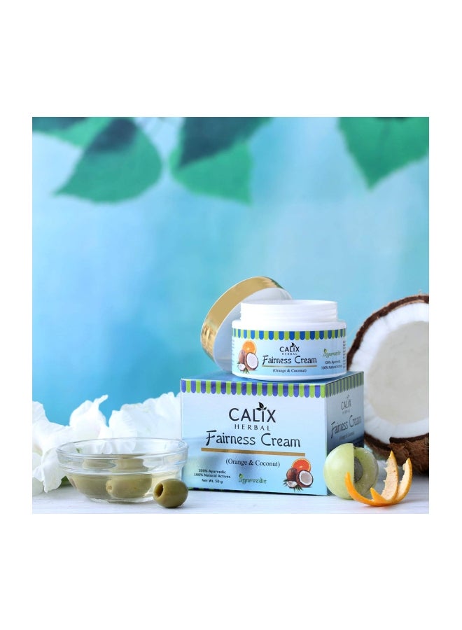 كلاليكس هيربال كريم تفتيح البشرة بخلاصة البرتقال وجوز الهند 50جرام - Image 2