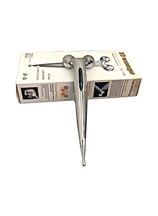 Dayons 3D Face Massage Roller Silver - Image 1