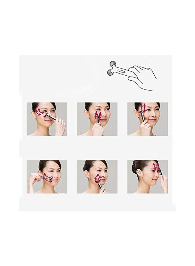 Dayons 3D Face Massage Roller Silver - Image 3