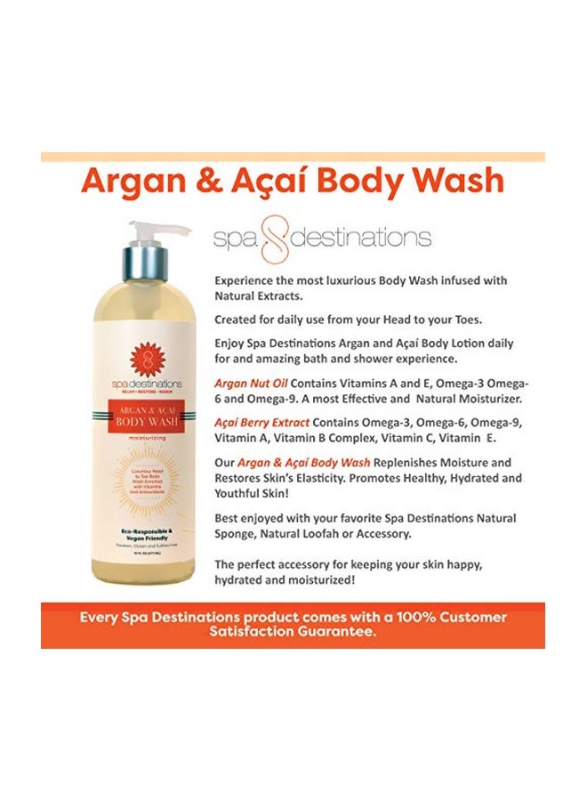 سبا ديستينايشنز غسول الجسم بخلاصة الأرجان والأساي - Image 3