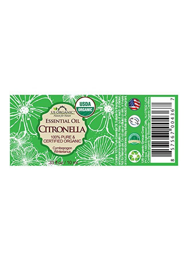 US Organic Citronella Essential Oil 10ml - Image 2