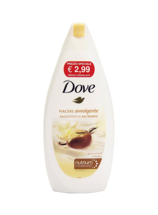 Dove - Purely Pampering Nourishing Body Wash With Shea Butter And Warm Vanilla 500ml - Image 1