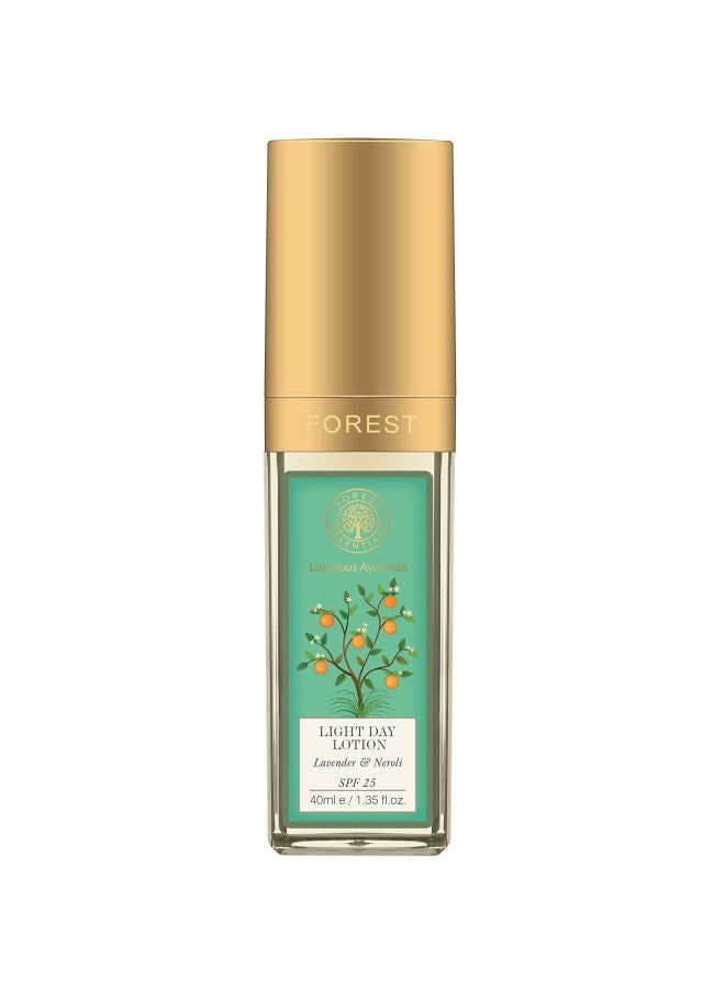 Forest Essentials Light Day Lotion -Lavender and Neroli SPF25 40ml  - Image 1