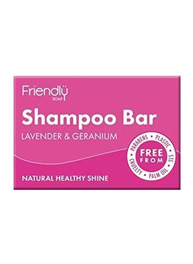friendly soap Shampoo Bar - Lavender And Geranium 95grams - Image 1