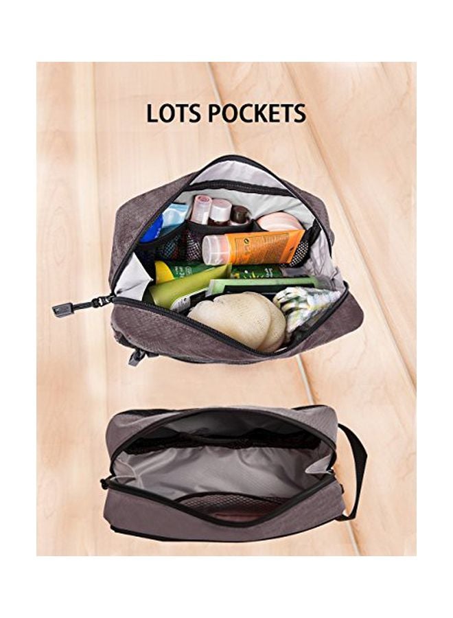 GOX Premium Toiletry Bag Black/Grey - Image 3