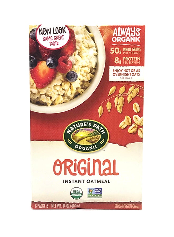 NATURE'S PATH ORGANIC Original Instant Oatmeal 8 Pieces 400grams - Image 1