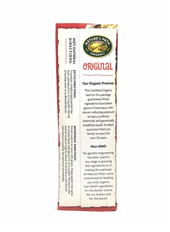 NATURE'S PATH ORGANIC Original Instant Oatmeal 8 Pieces 400grams - Image 2