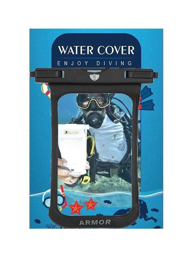 ARMOR - Waterproof Pouch For Samsung Galaxy J5 Pro Black/Clear - Image 1