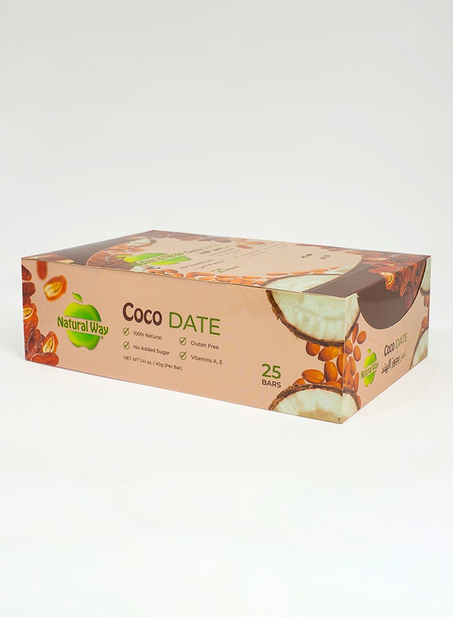 Natural Way - Coco Date Coconut 40 x 25grams - Image 1