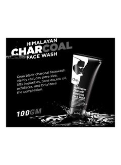 Qraa Himalayan Charcoal Purifying Face Wash 100grams  - Image 2