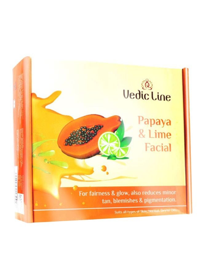 Vedicline 6-Piece Papaya And Lime Facial Kit 640ml - Image 1