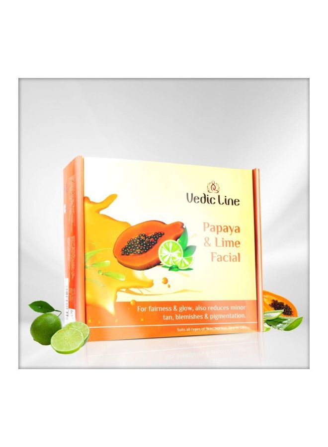 Vedicline 6-Piece Papaya And Lime Facial Kit 640ml - Image 3