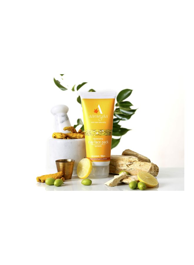 Aaranyaa Rejuvenating Clay Face Pack 100grams  - Image 3