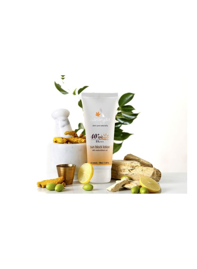 Aaranyaa Sun Block Lotion SPF 40 PA++ 100ml  - Image 2