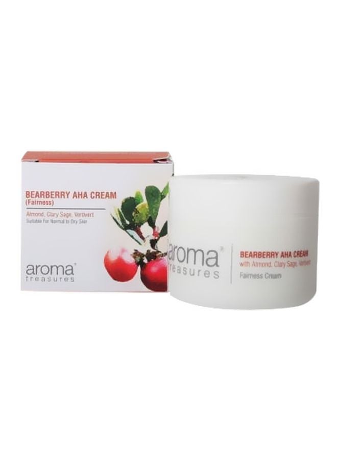 Aroma Treasures Bearberry AHA Fairness Cream 50grams  - Image 1