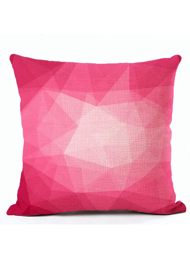 Geometric Heart Square Cushion Cover Multicolour 45x45cm