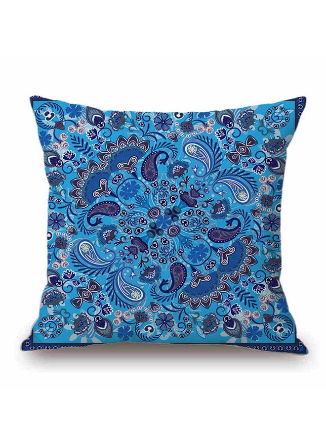 Floral Pattern Cushion Cover Multicolour 45x45cm
