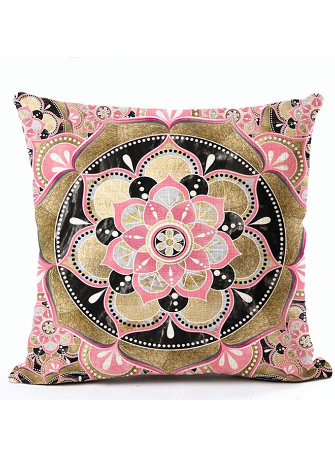 Geometric Bohemian Print Square Cushion Cover Multicolour 45x45cm