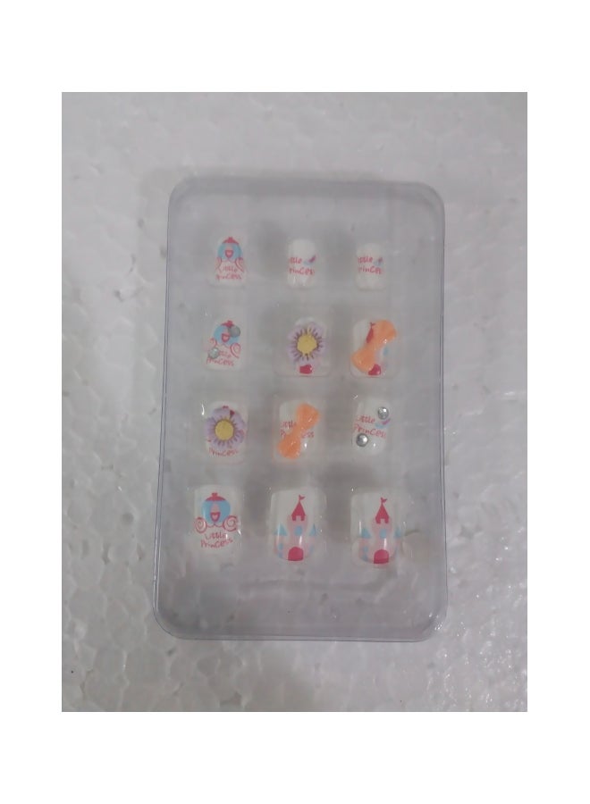 FOK Nail Decoration Set White/Purple/Pink  - Image 2