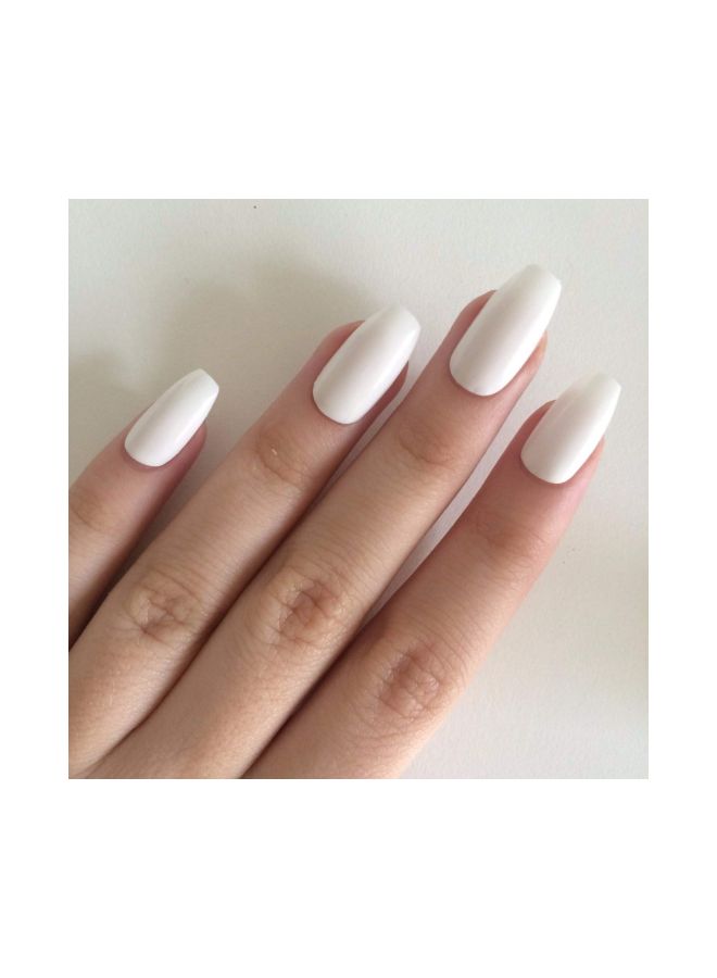 فوكس طقم أظافر مستعارة مكون من 200 قطعة أبيض - Image 3