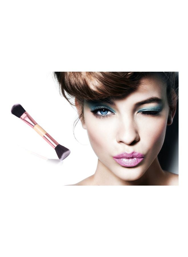 OUT OF BOX Double-Ended Face Contouring Brush Pink/Black/Gold - Image 2