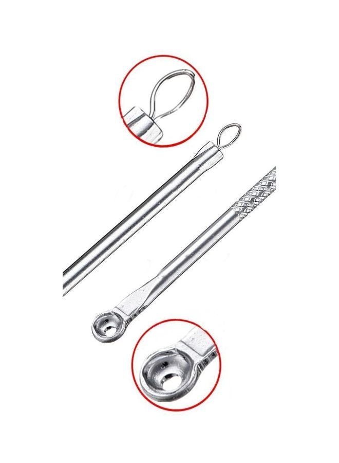 3-Piece Blackhead Remover Needle Silver - Image 2