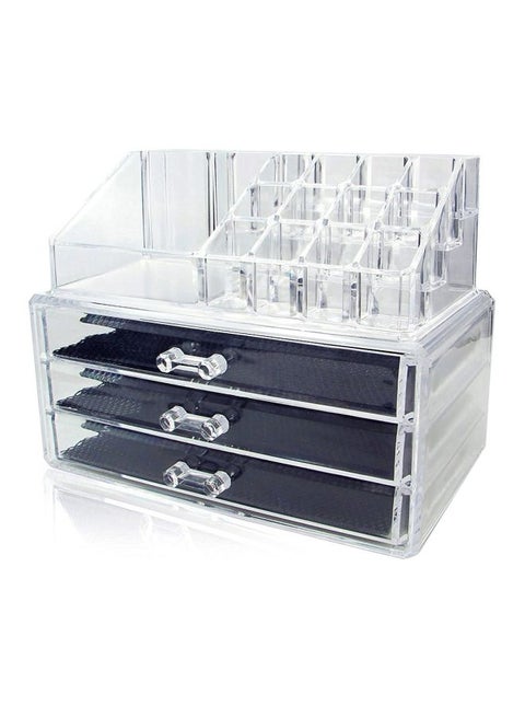 Multipurpose Cosmetics Organizer Clear