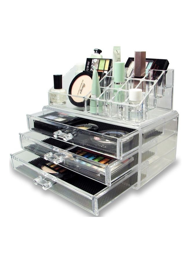 Multipurpose Cosmetics Organizer Clear