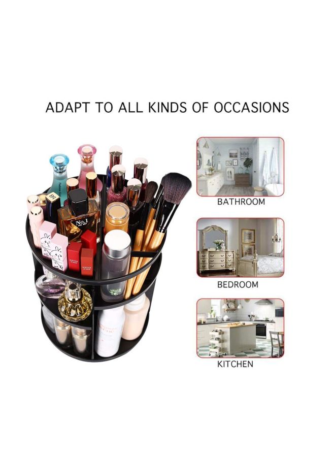INOVERA (LABEL) Cosmetic Makeup Organizer Black  - Image 4
