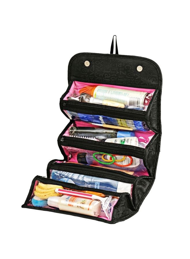 Skyfish 4-In-1 Polyester Cosmetic Bag Black - Image 1