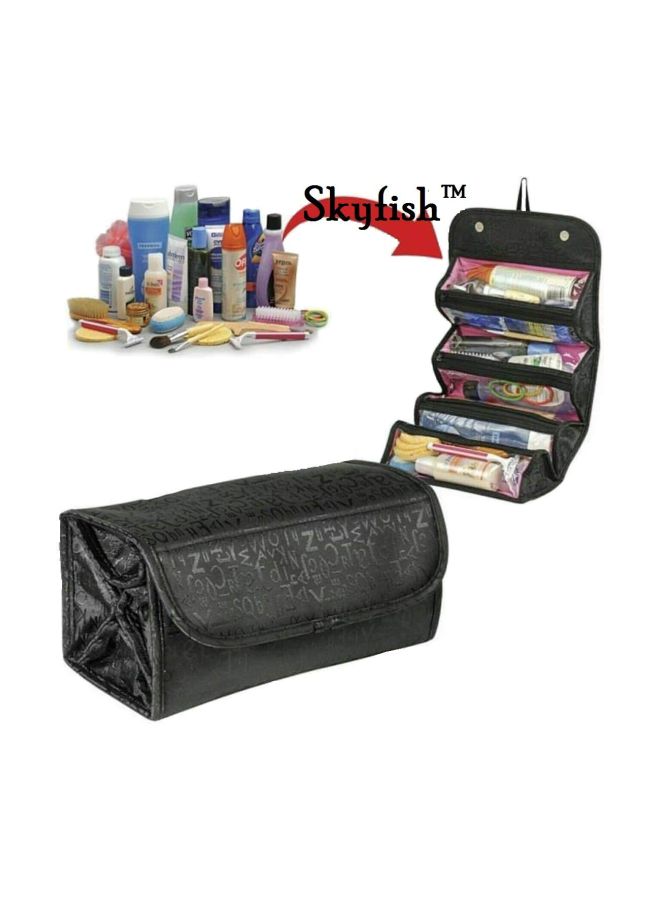Skyfish 4-In-1 Polyester Cosmetic Bag Black - Image 3