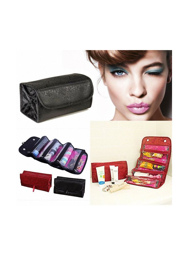 Skyfish 4-In-1 Polyester Cosmetic Bag Black - Image 2