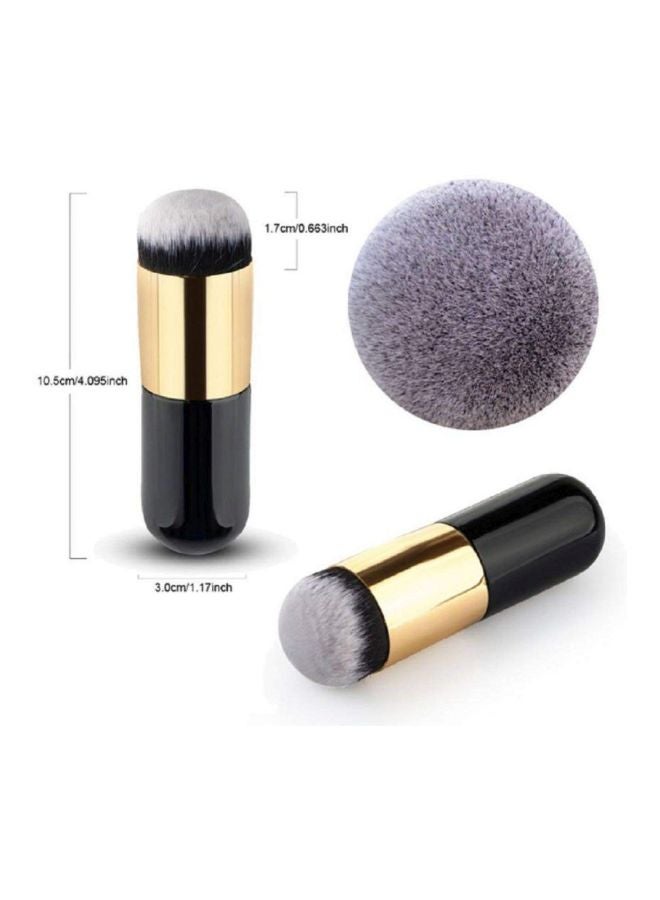 سي اي تي سي فرشاة مستحضرات تجميل للوجه أسود/ ذهبي/ رمادي - Image 4