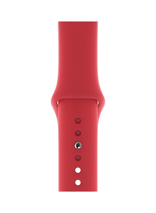 Silicone Wrist Band For Apple Watch Red