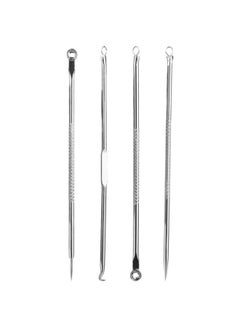 4-Piece Stainless Steel Blackhead Remover Tool Kit Silver - v1566818467/N29275051A_1