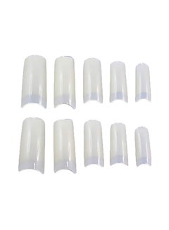 10-Piece Coffin Shaped False Nails White - v1566818494/N29275112A_1